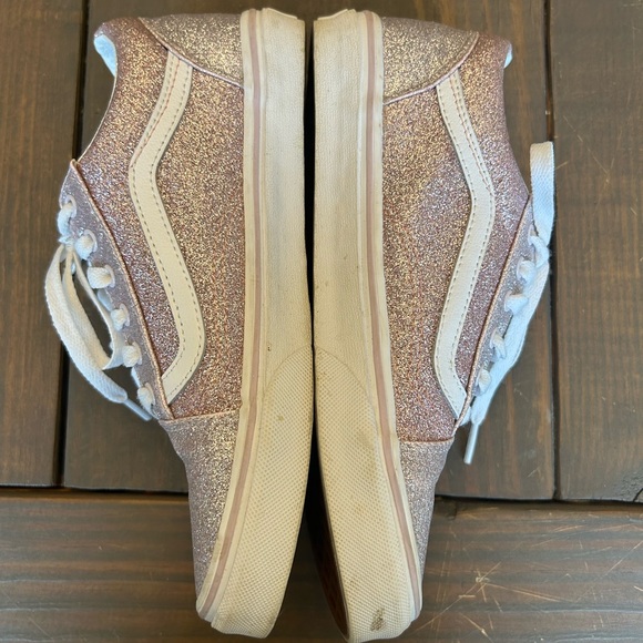 Vans two tone pink glitter sneakers EUC - Picture 3 of 8